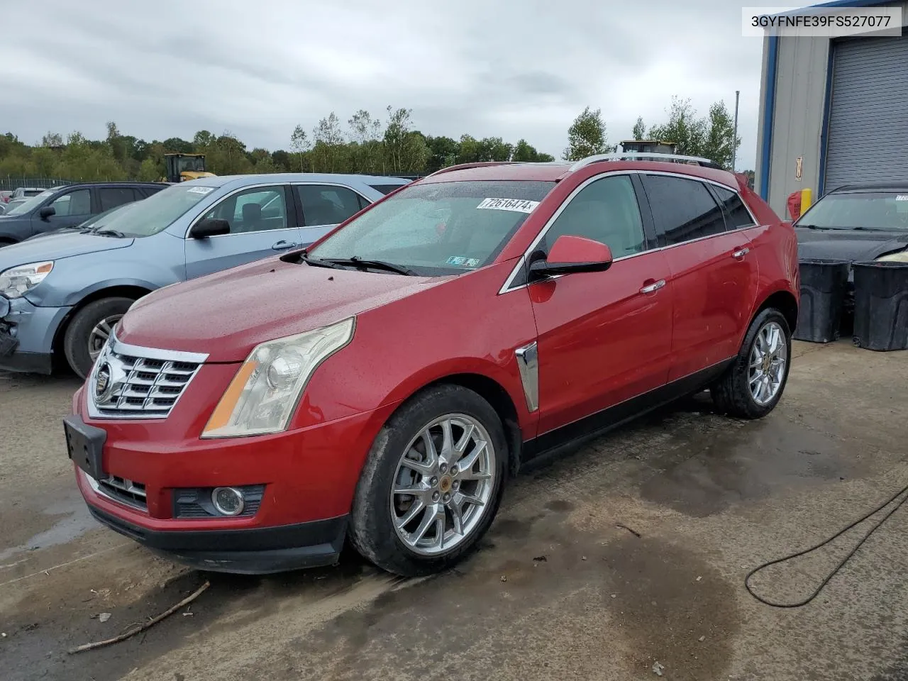 2015 Cadillac Srx Performance Collection VIN: 3GYFNFE39FS527077 Lot: 72616474