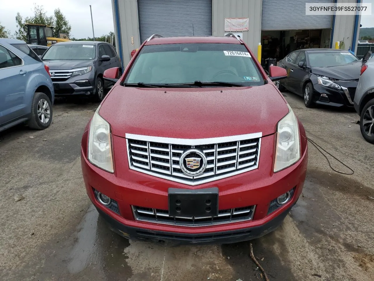 2015 Cadillac Srx Performance Collection VIN: 3GYFNFE39FS527077 Lot: 72616474