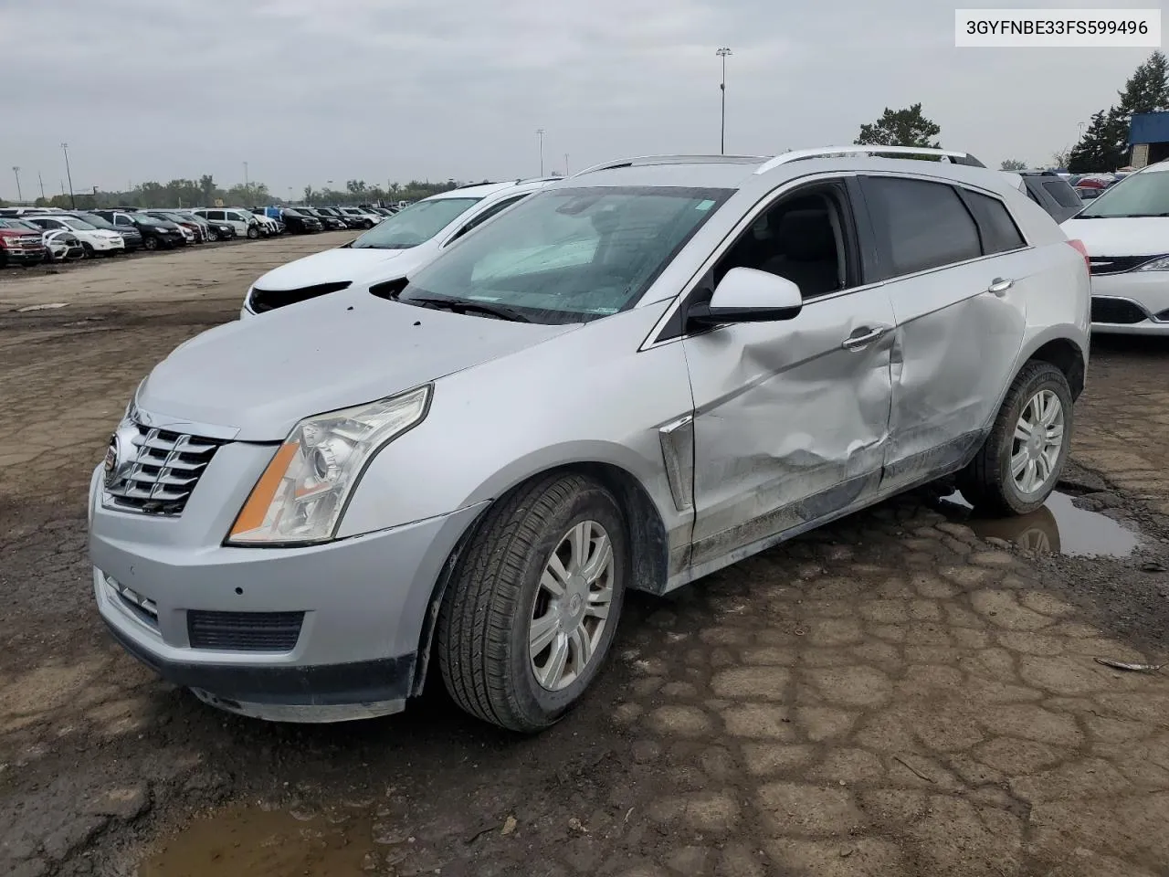 3GYFNBE33FS599496 2015 Cadillac Srx Luxury Collection