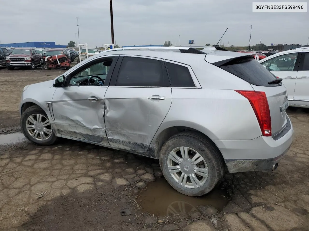 3GYFNBE33FS599496 2015 Cadillac Srx Luxury Collection