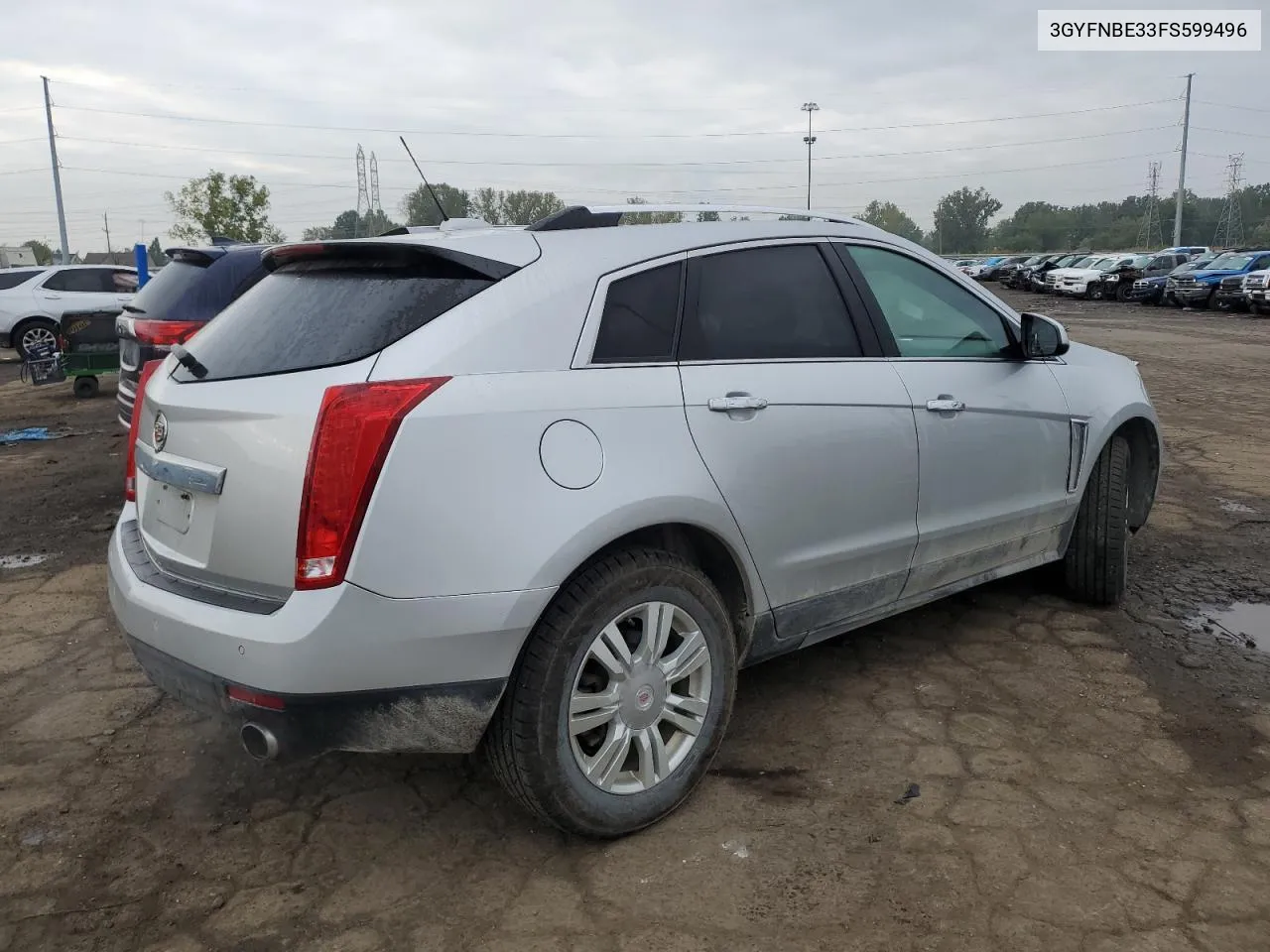 3GYFNBE33FS599496 2015 Cadillac Srx Luxury Collection