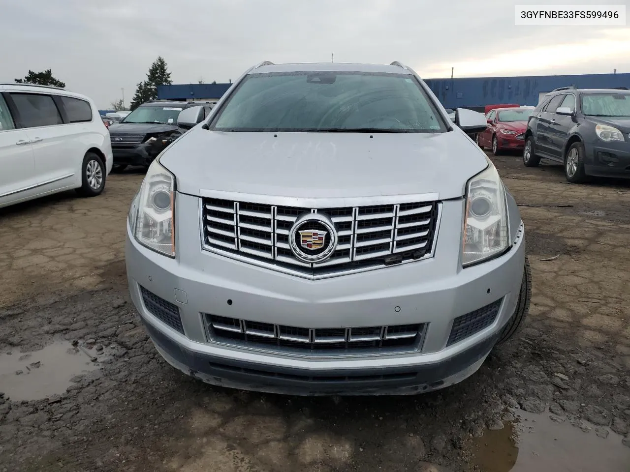 3GYFNBE33FS599496 2015 Cadillac Srx Luxury Collection