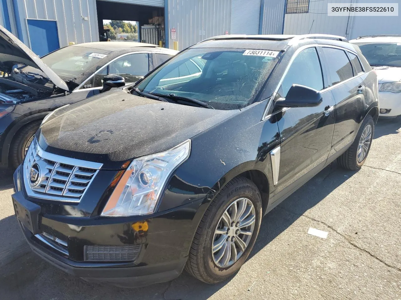 2015 Cadillac Srx Luxury Collection VIN: 3GYFNBE38FS522610 Lot: 73031114