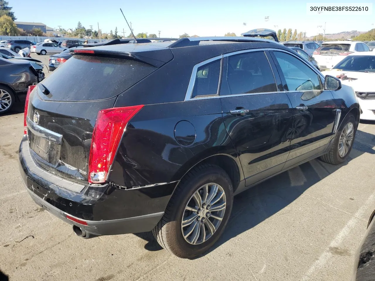 2015 Cadillac Srx Luxury Collection VIN: 3GYFNBE38FS522610 Lot: 73031114