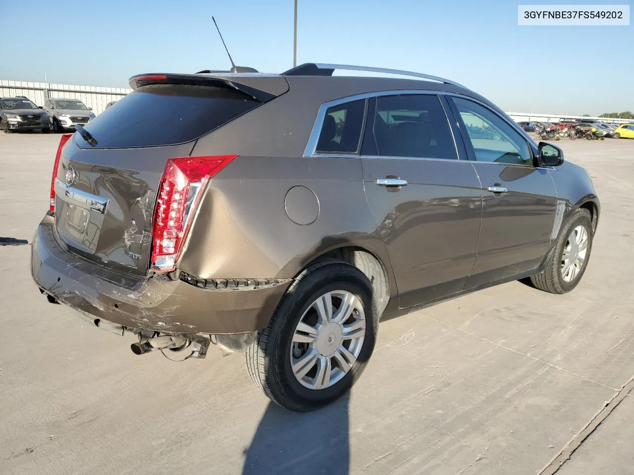 3GYFNBE37FS549202 2015 Cadillac Srx Luxury Collection