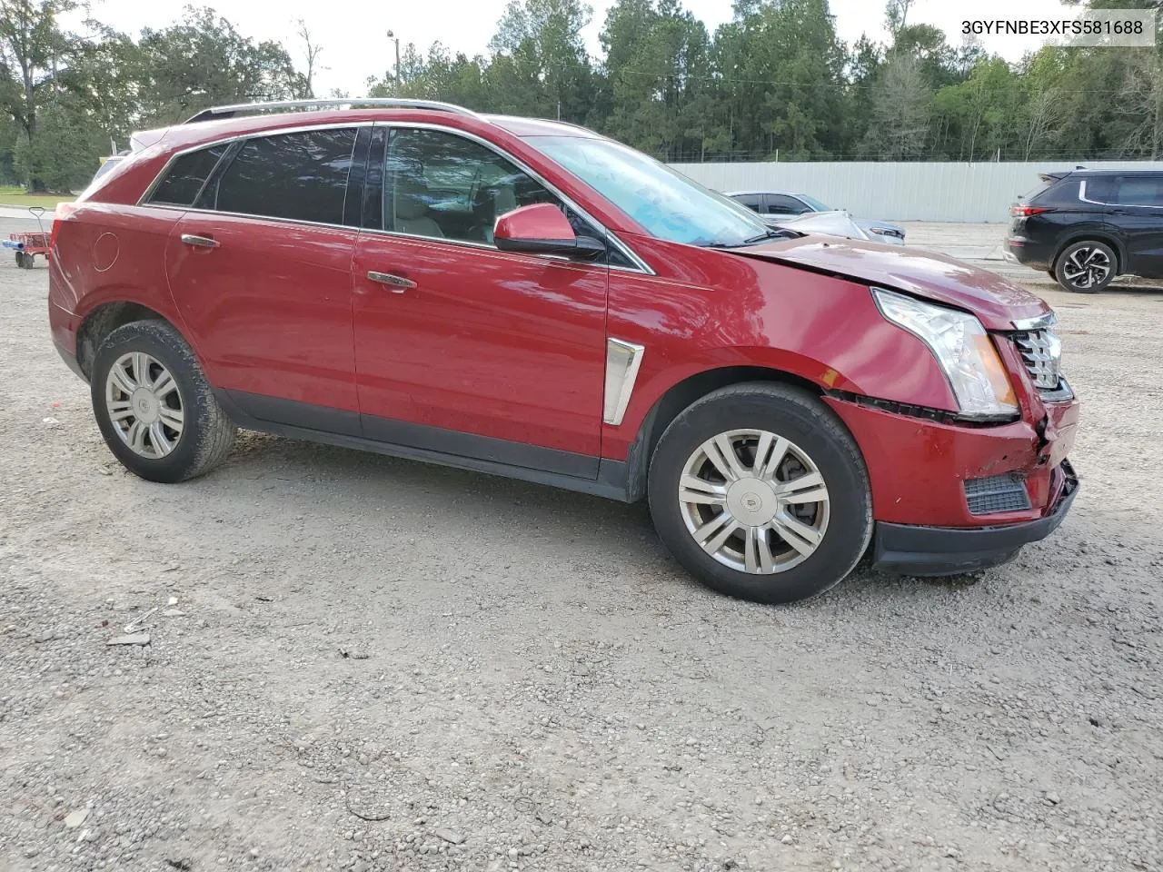 2015 Cadillac Srx Luxury Collection VIN: 3GYFNBE3XFS581688 Lot: 73669354