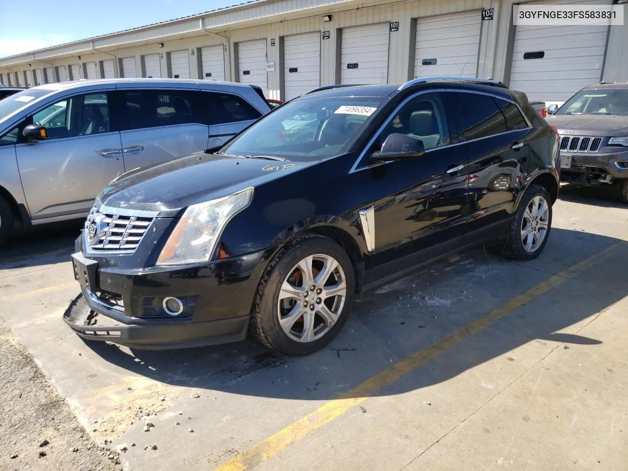 2015 Cadillac Srx Premium Collection VIN: 3GYFNGE33FS583831 Lot: 74096354