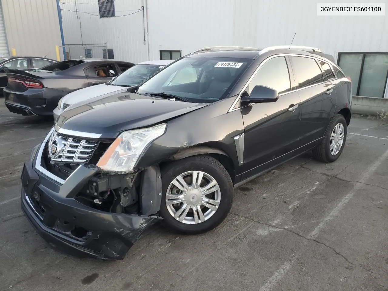 2015 Cadillac Srx Luxury Collection VIN: 3GYFNBE31FS604100 Lot: 74125434