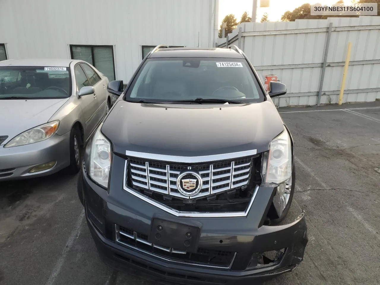 2015 Cadillac Srx Luxury Collection VIN: 3GYFNBE31FS604100 Lot: 74125434