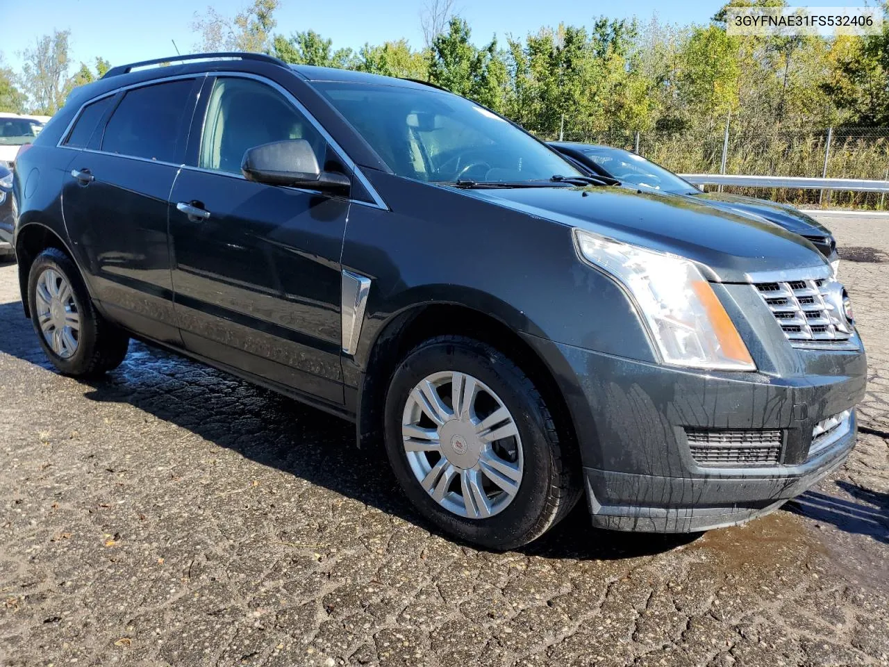 2015 Cadillac Srx VIN: 3GYFNAE31FS532406 Lot: 74242304