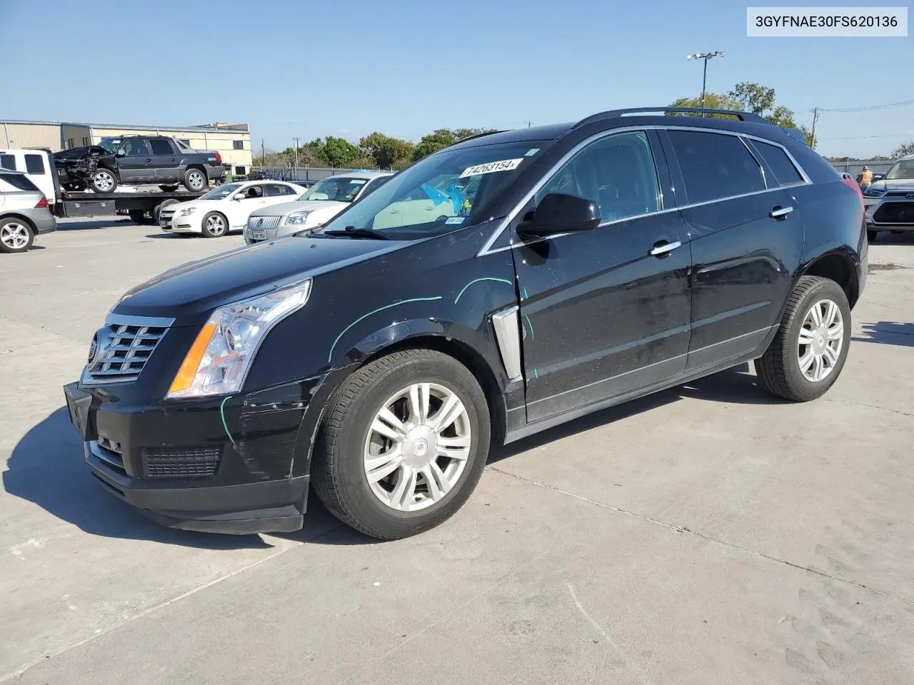 2015 Cadillac Srx VIN: 3GYFNAE30FS620136 Lot: 74263154