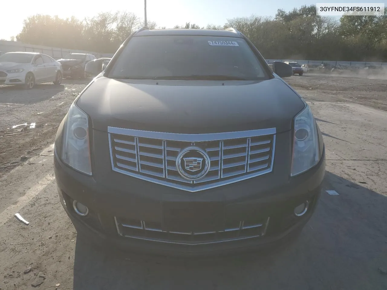 3GYFNDE34FS611912 2015 Cadillac Srx Premium Collection