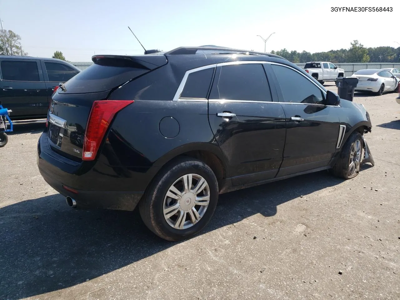 2015 Cadillac Srx VIN: 3GYFNAE30FS568443 Lot: 74785594