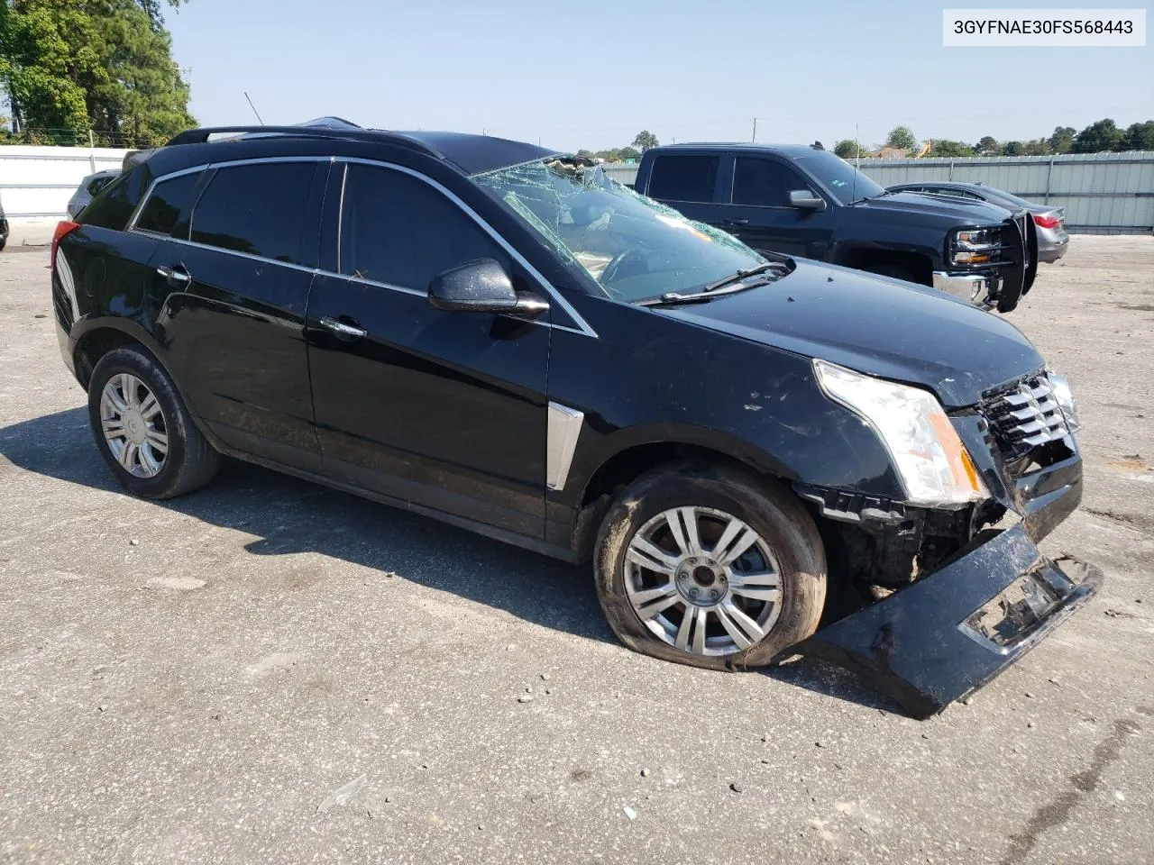 2015 Cadillac Srx VIN: 3GYFNAE30FS568443 Lot: 74785594