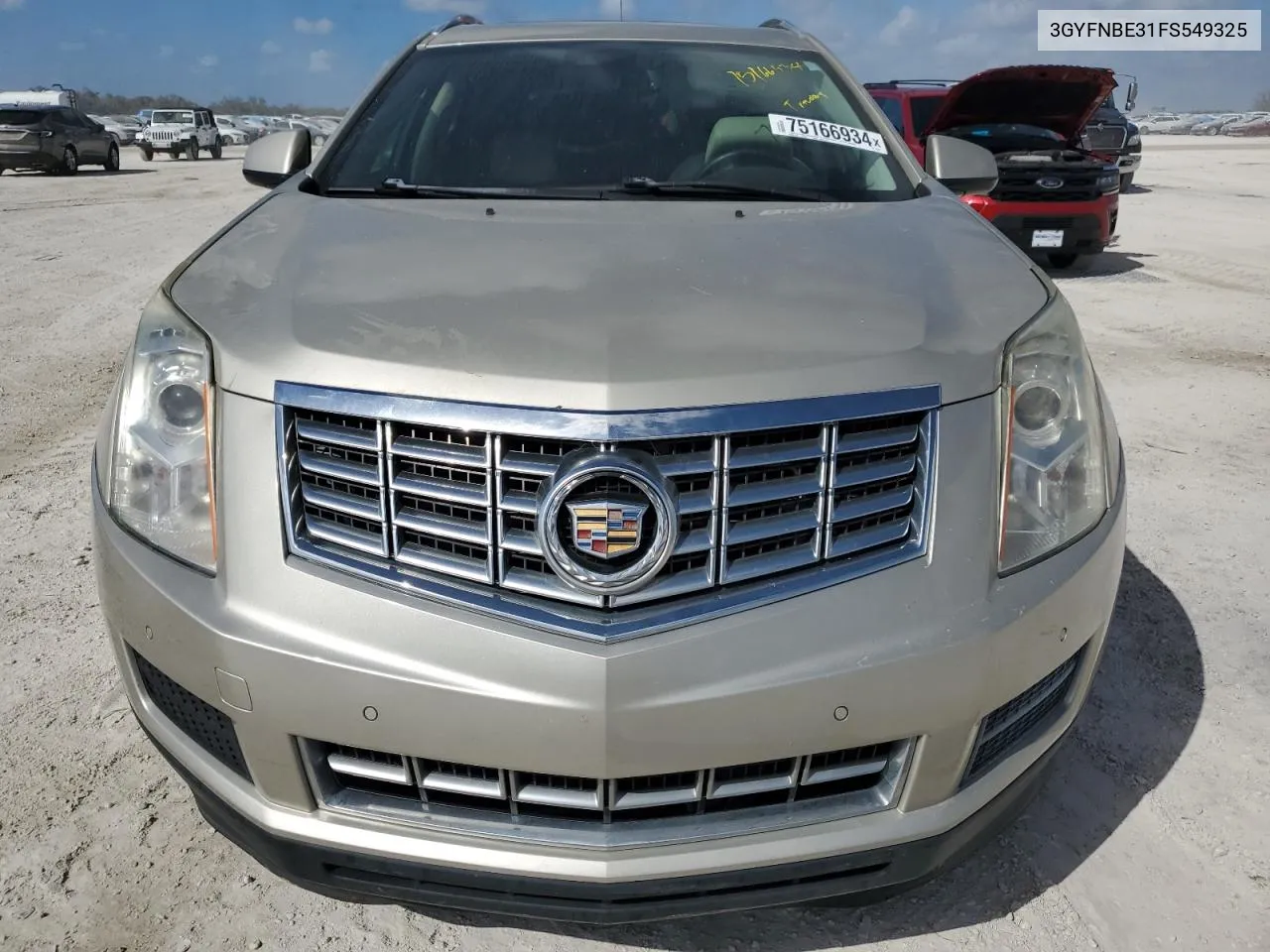 3GYFNBE31FS549325 2015 Cadillac Srx Luxury Collection