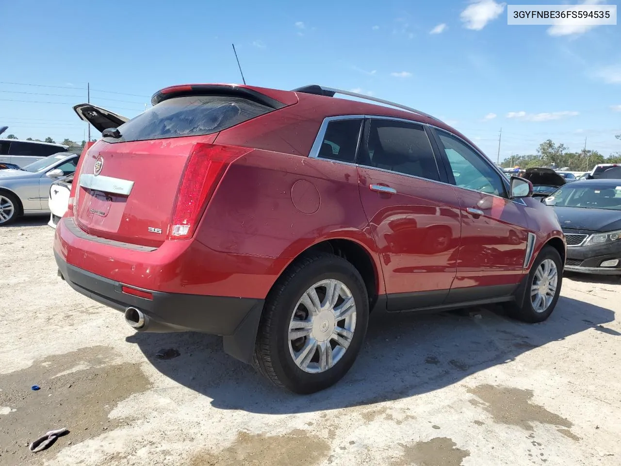 3GYFNBE36FS594535 2015 Cadillac Srx Luxury Collection