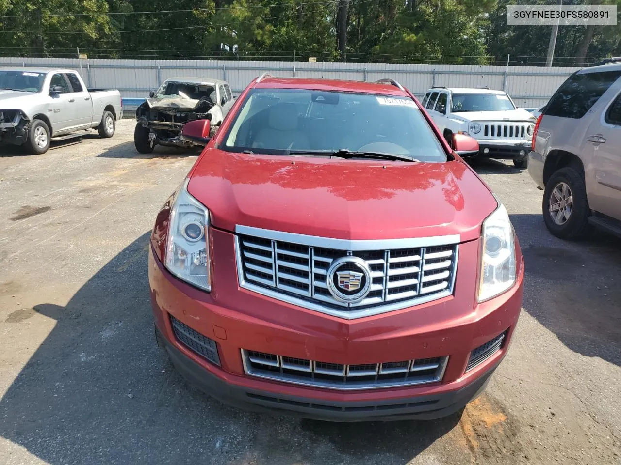 2015 Cadillac Srx Luxury Collection VIN: 3GYFNEE30FS580891 Lot: 75717654