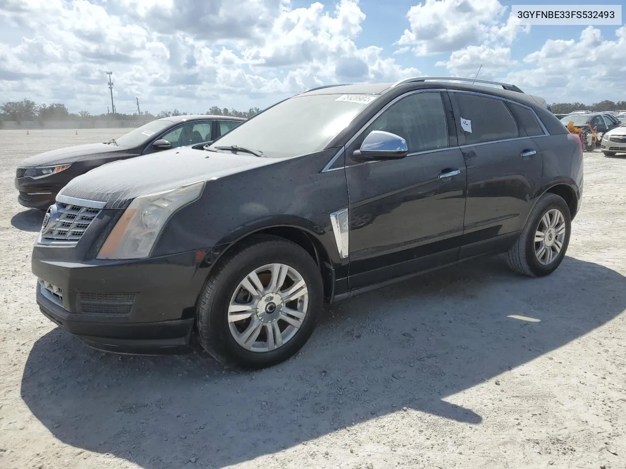 2015 Cadillac Srx Luxury Collection VIN: 3GYFNBE33FS532493 Lot: 75820904