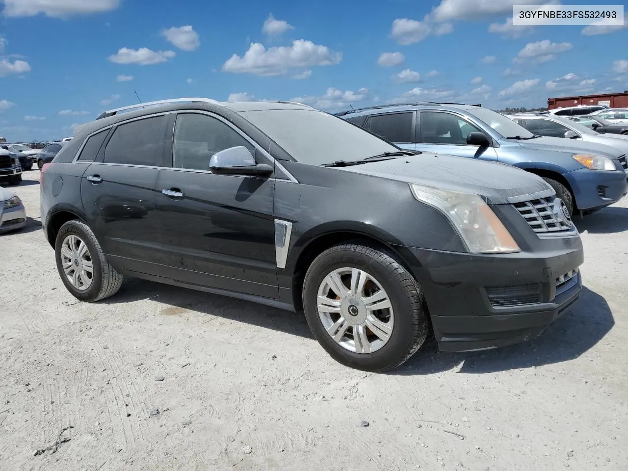 2015 Cadillac Srx Luxury Collection VIN: 3GYFNBE33FS532493 Lot: 75820904