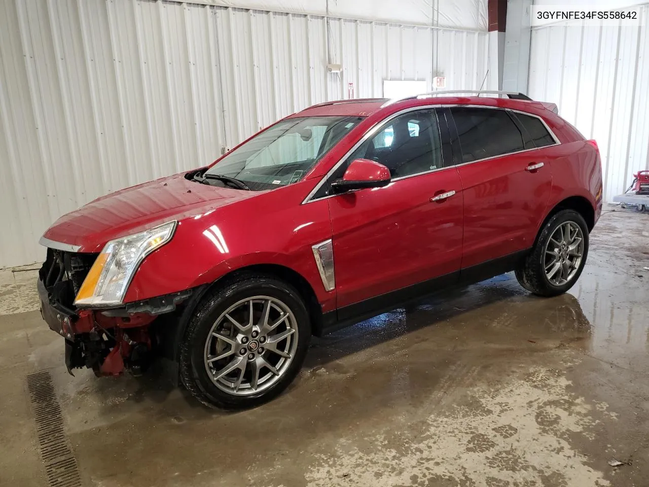 2015 Cadillac Srx Performance Collection VIN: 3GYFNFE34FS558642 Lot: 75840234