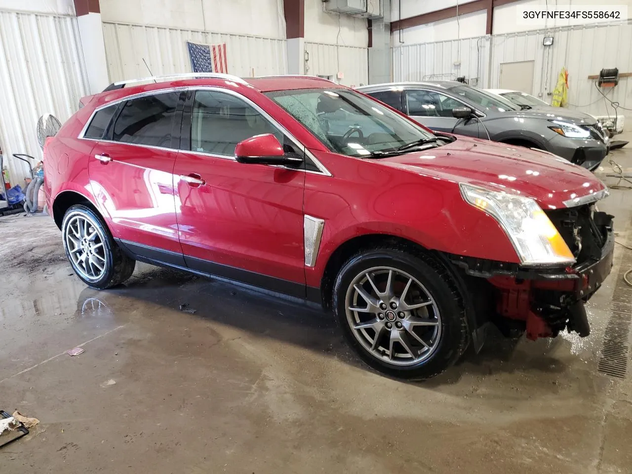 2015 Cadillac Srx Performance Collection VIN: 3GYFNFE34FS558642 Lot: 75840234