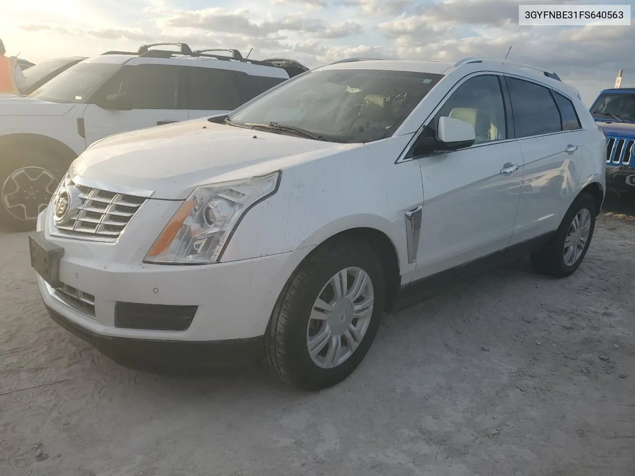 2015 Cadillac Srx Luxury Collection VIN: 3GYFNBE31FS640563 Lot: 75854874