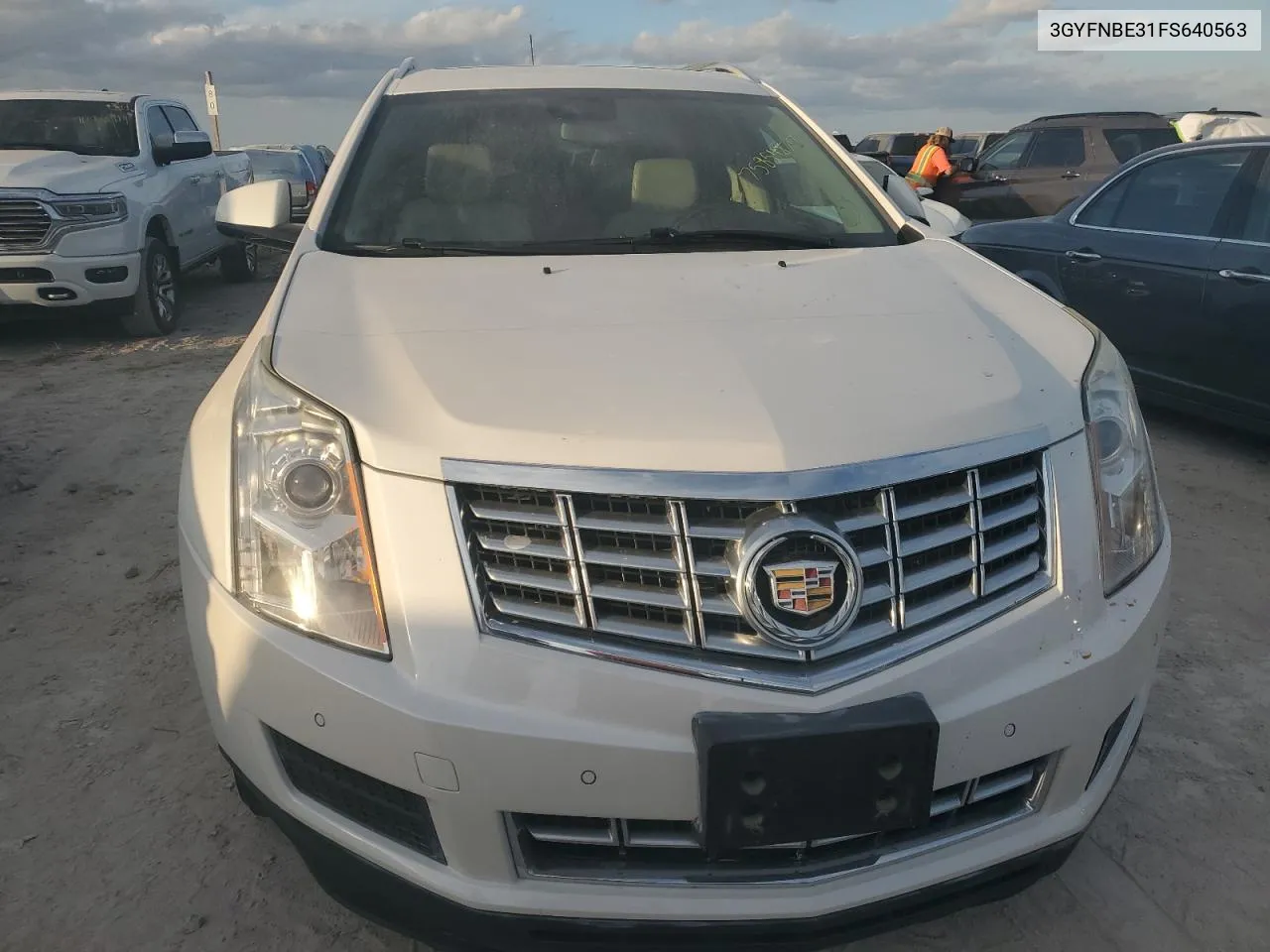 2015 Cadillac Srx Luxury Collection VIN: 3GYFNBE31FS640563 Lot: 75854874