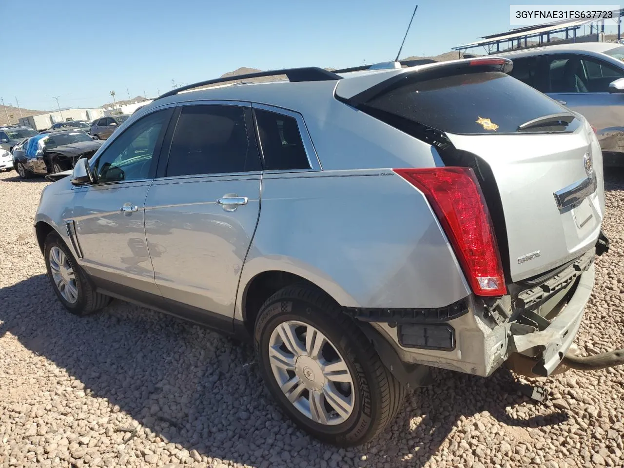 2015 Cadillac Srx VIN: 3GYFNAE31FS637723 Lot: 76377874