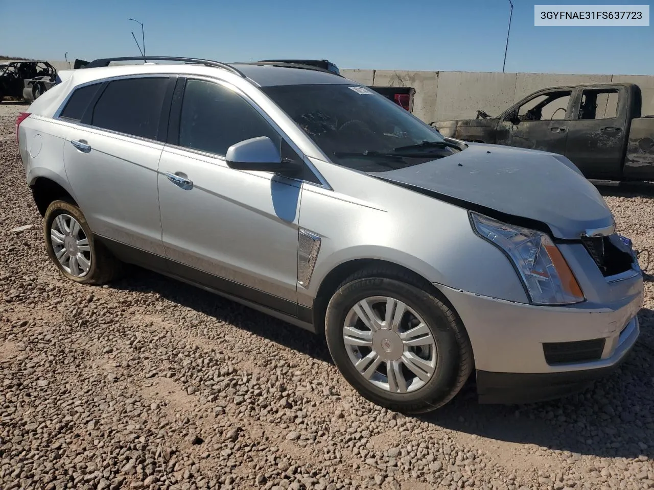 2015 Cadillac Srx VIN: 3GYFNAE31FS637723 Lot: 76377874