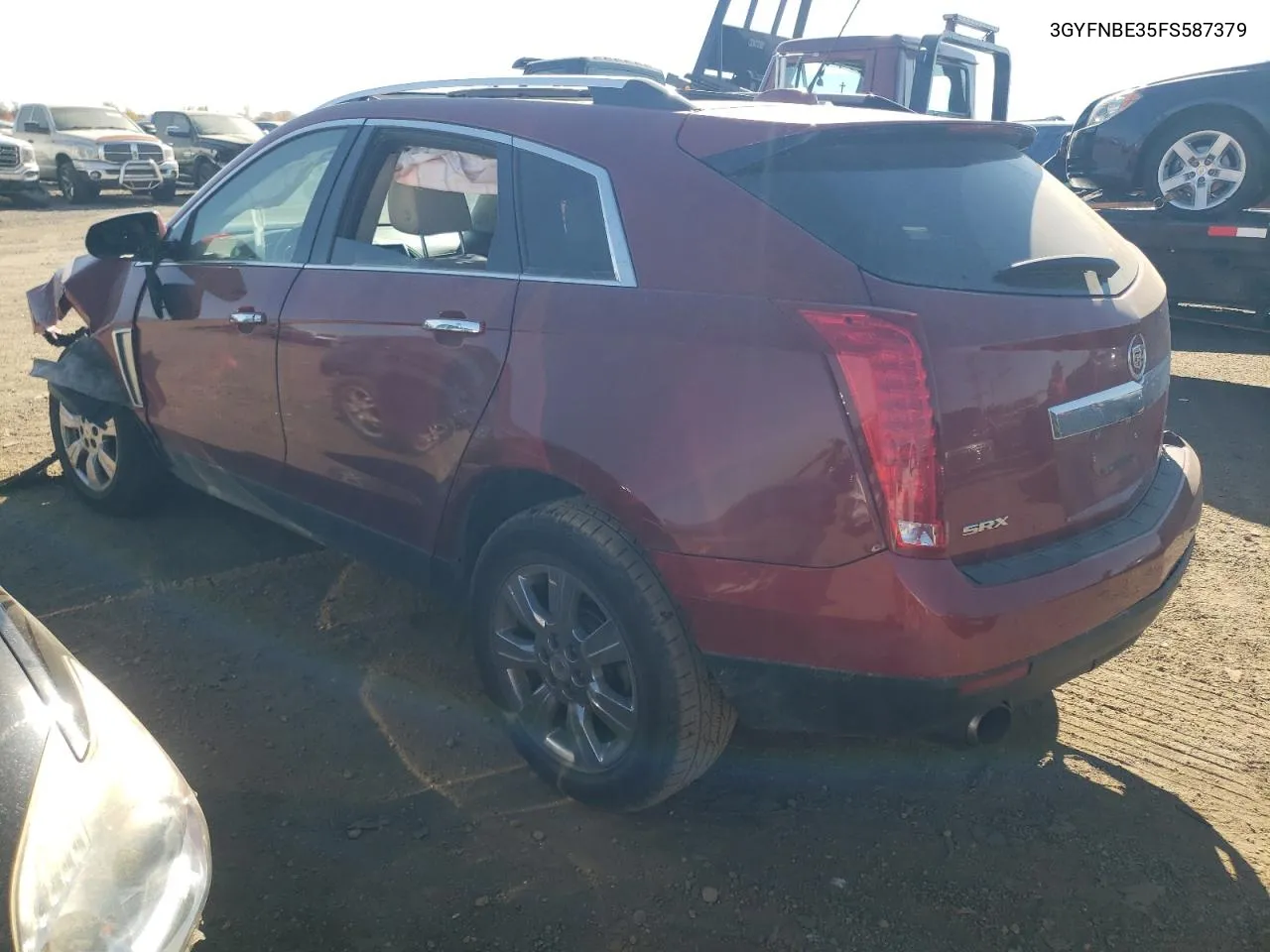 3GYFNBE35FS587379 2015 Cadillac Srx Luxury Collection