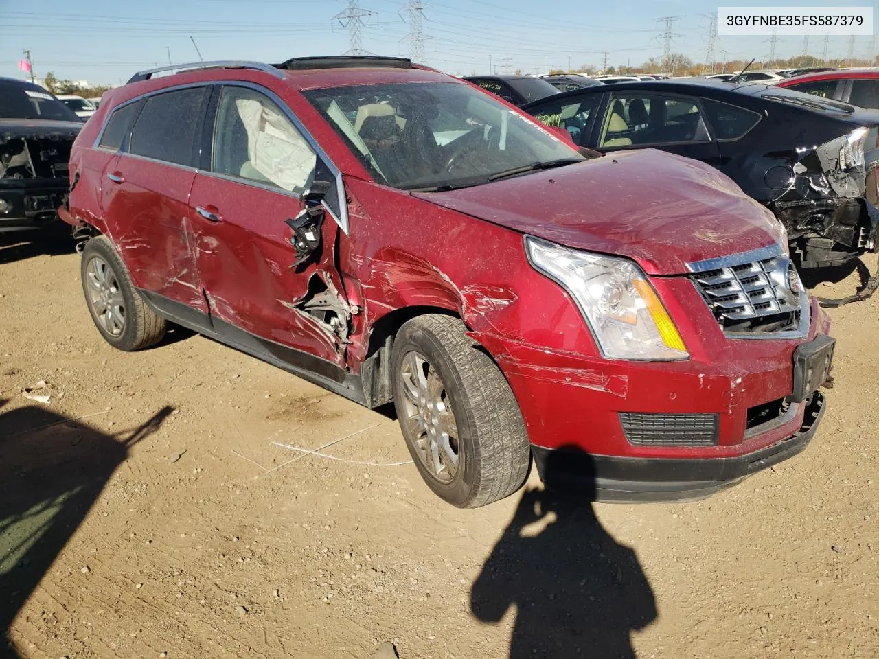 3GYFNBE35FS587379 2015 Cadillac Srx Luxury Collection