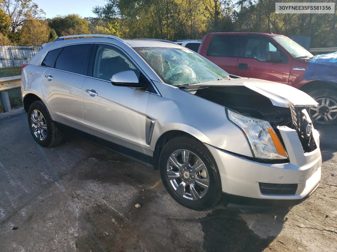 2015 Cadillac Srx Luxury Collection VIN: 3GYFNEE35FS581356 Lot: 76550494