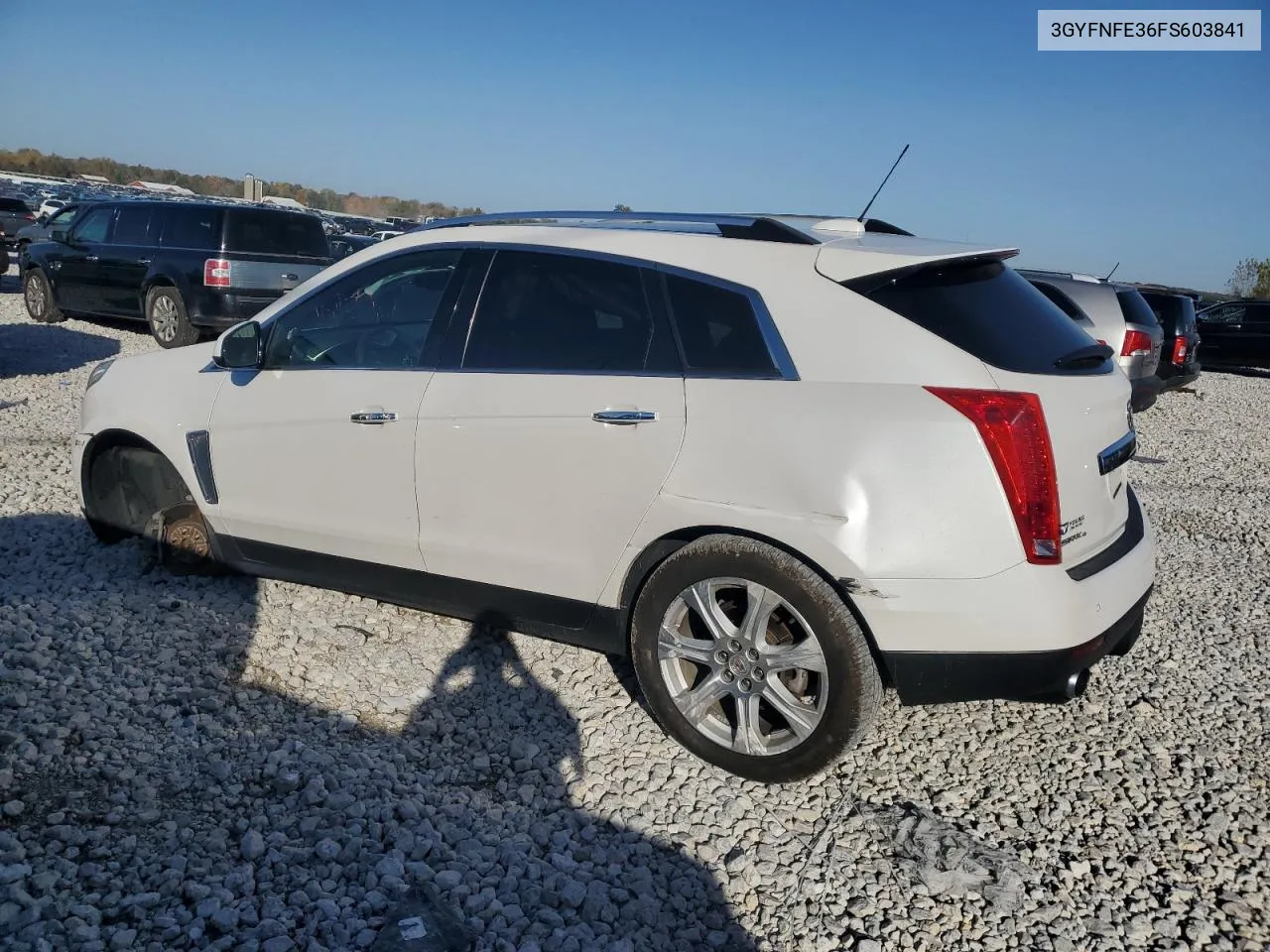 2015 Cadillac Srx Performance Collection VIN: 3GYFNFE36FS603841 Lot: 76595614