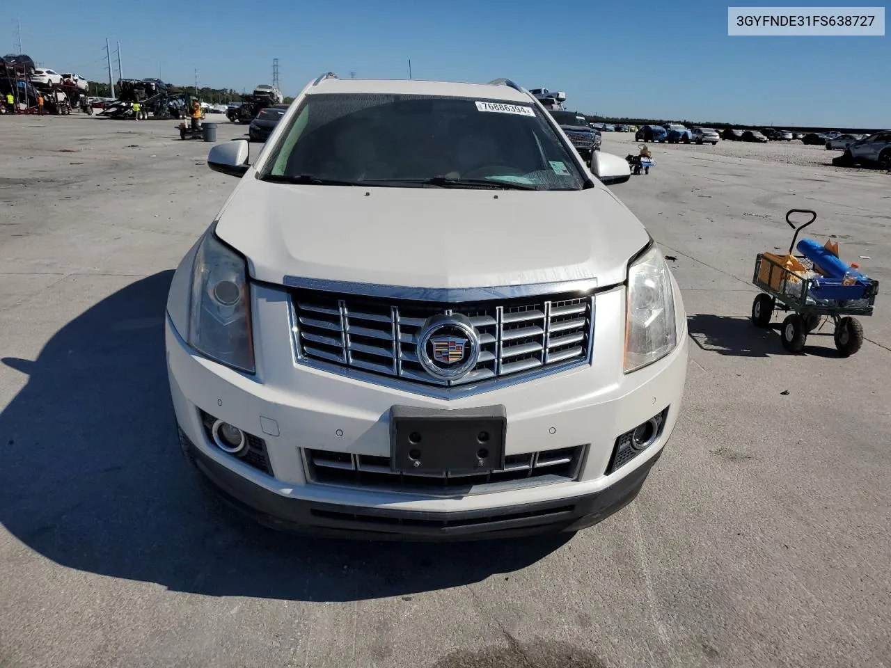 2015 Cadillac Srx Premium Collection VIN: 3GYFNDE31FS638727 Lot: 76886394