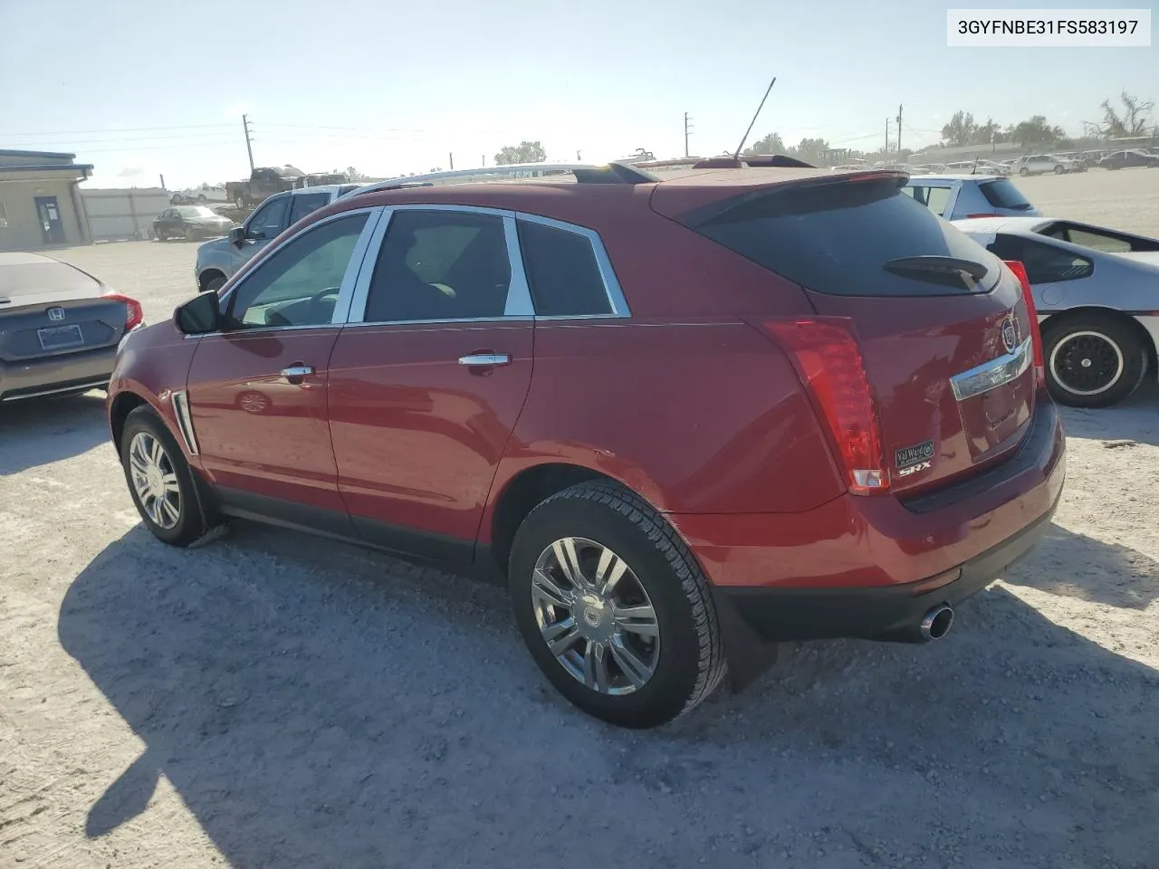 2015 Cadillac Srx Luxury Collection VIN: 3GYFNBE31FS583197 Lot: 77147164