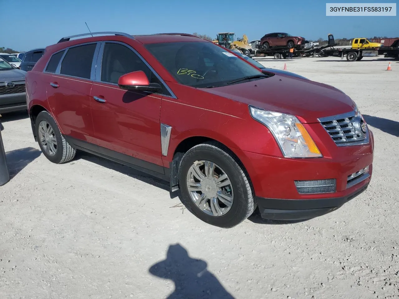 2015 Cadillac Srx Luxury Collection VIN: 3GYFNBE31FS583197 Lot: 77147164