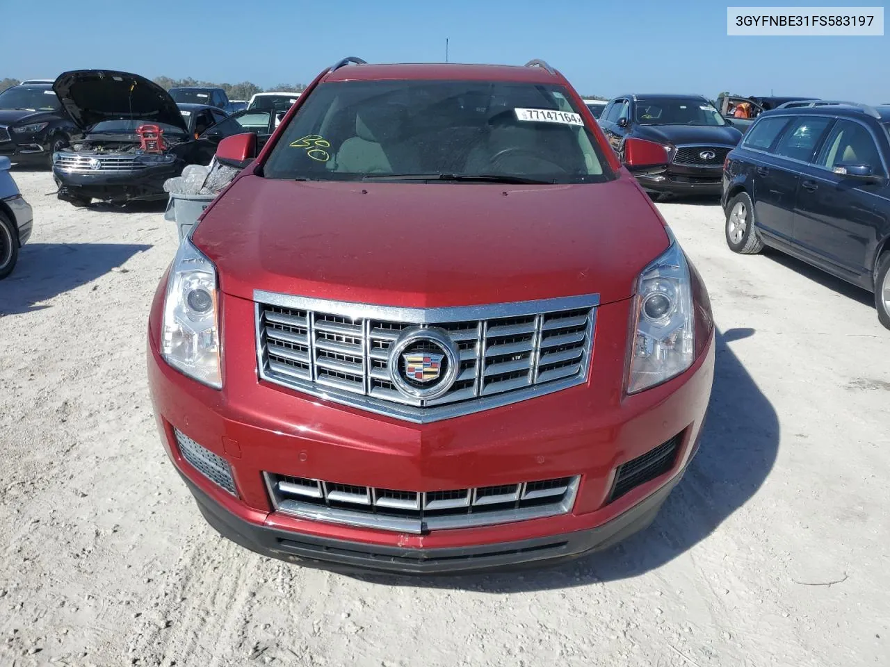 3GYFNBE31FS583197 2015 Cadillac Srx Luxury Collection