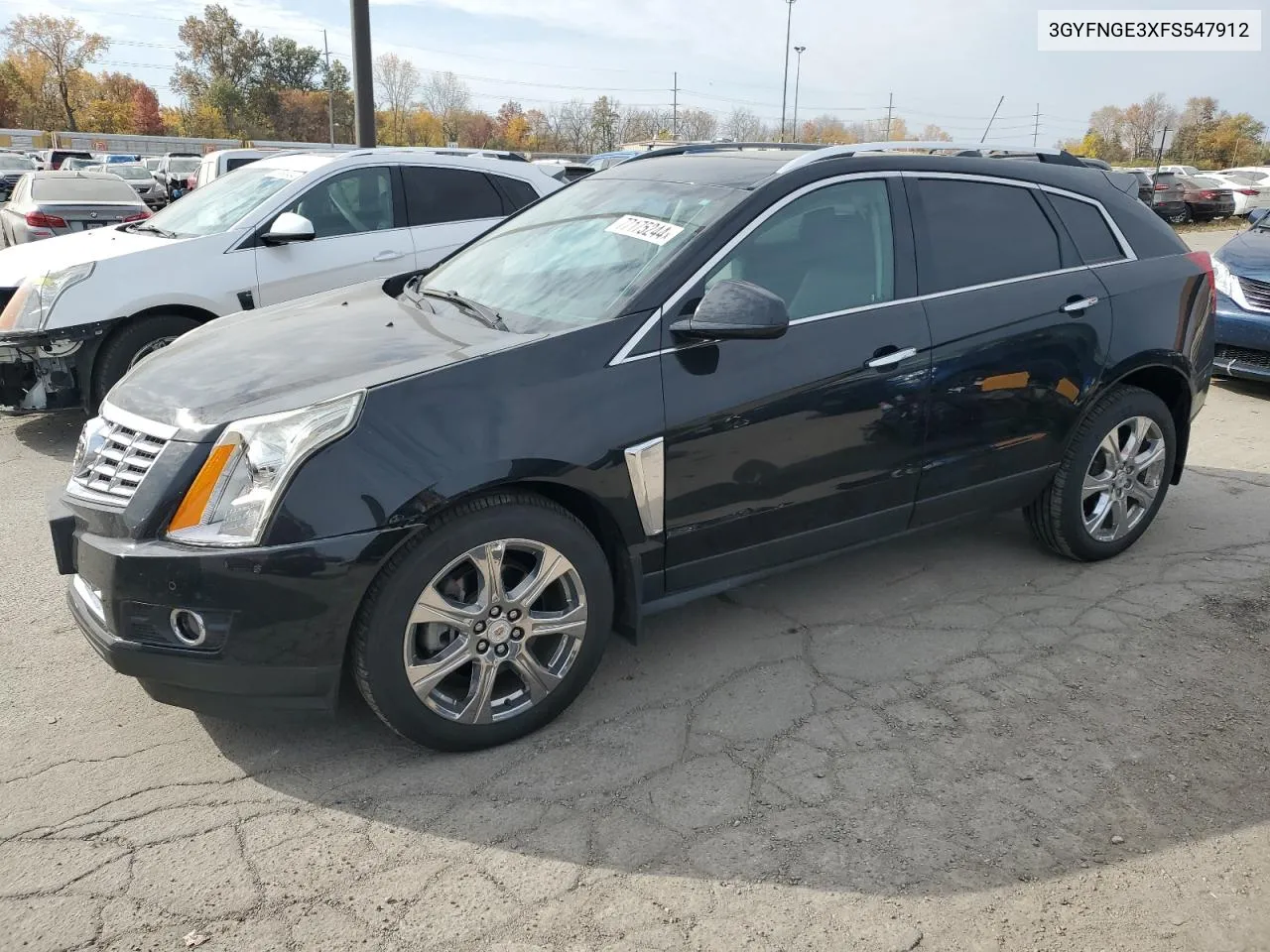 2015 Cadillac Srx Premium Collection VIN: 3GYFNGE3XFS547912 Lot: 77175244