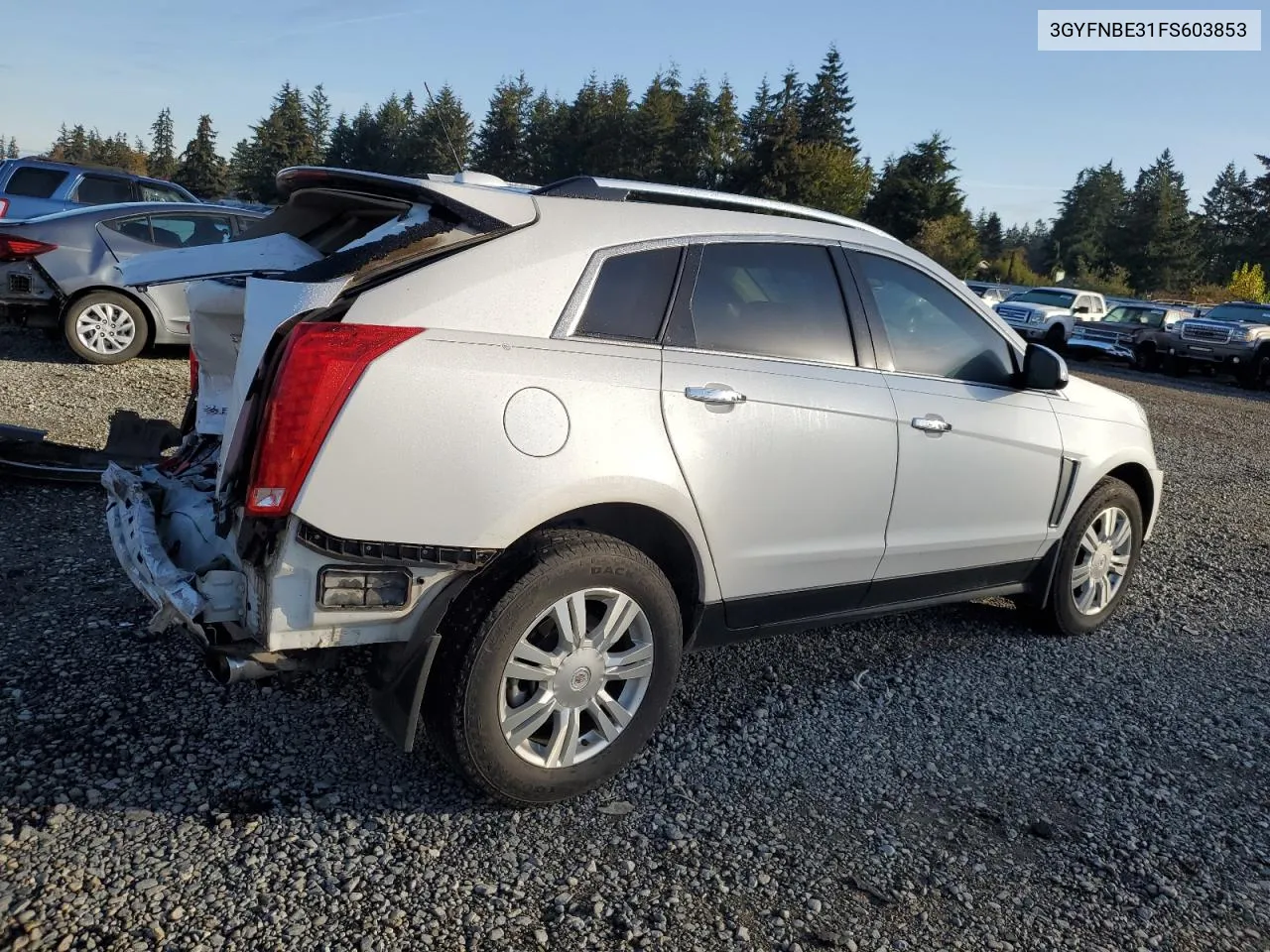 3GYFNBE31FS603853 2015 Cadillac Srx Luxury Collection