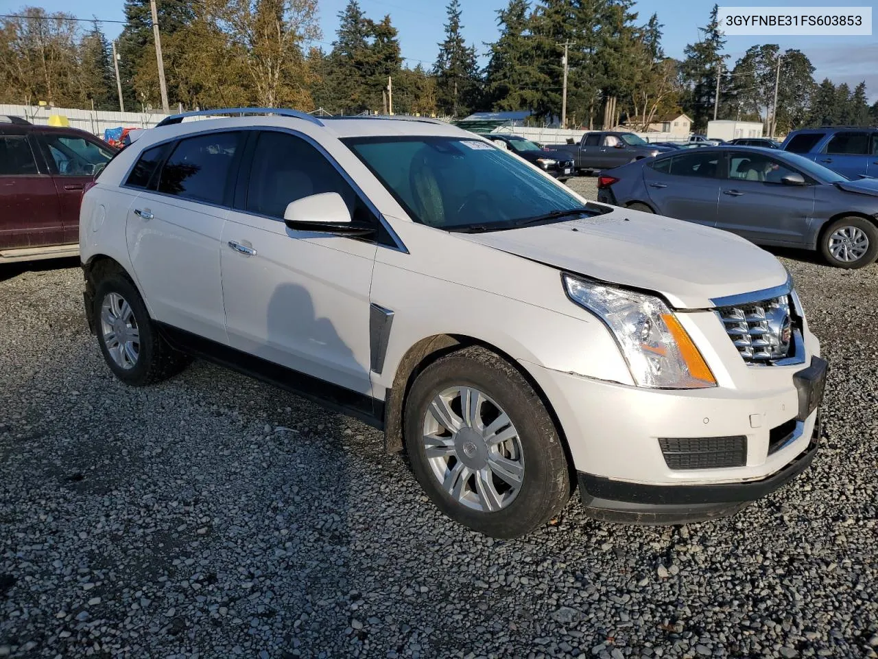 3GYFNBE31FS603853 2015 Cadillac Srx Luxury Collection