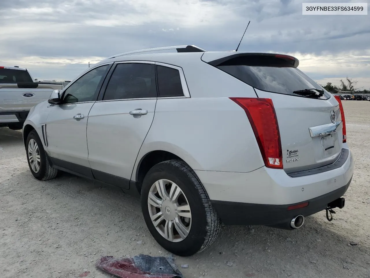 2015 Cadillac Srx Luxury Collection VIN: 3GYFNBE33FS634599 Lot: 78059384