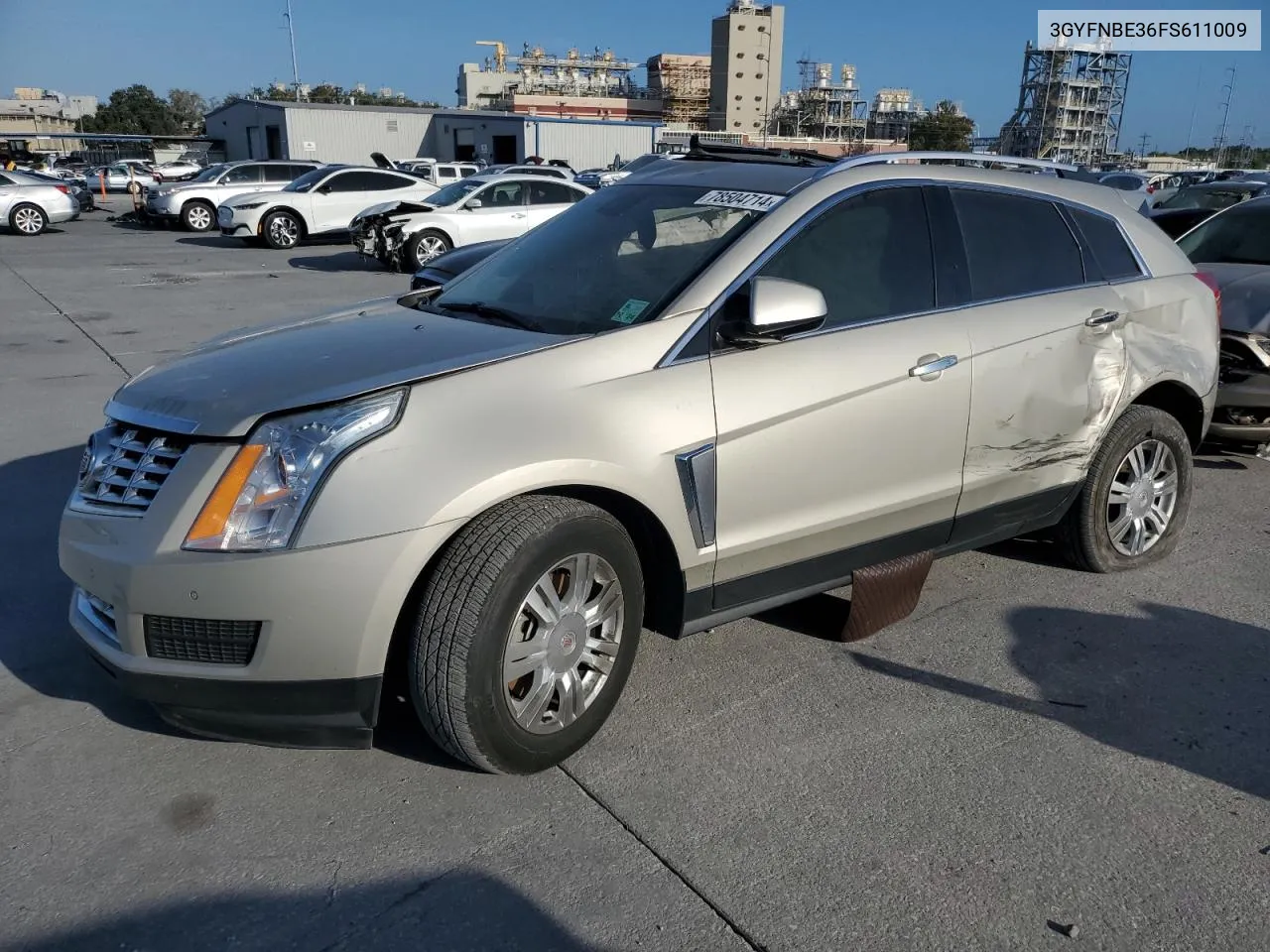 2015 Cadillac Srx Luxury Collection VIN: 3GYFNBE36FS611009 Lot: 78504714