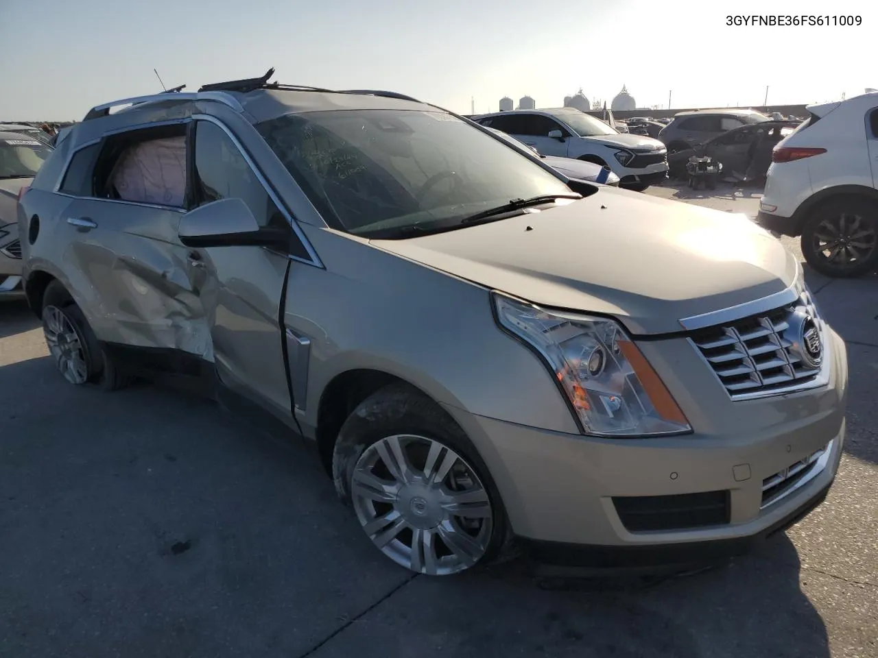 2015 Cadillac Srx Luxury Collection VIN: 3GYFNBE36FS611009 Lot: 78504714