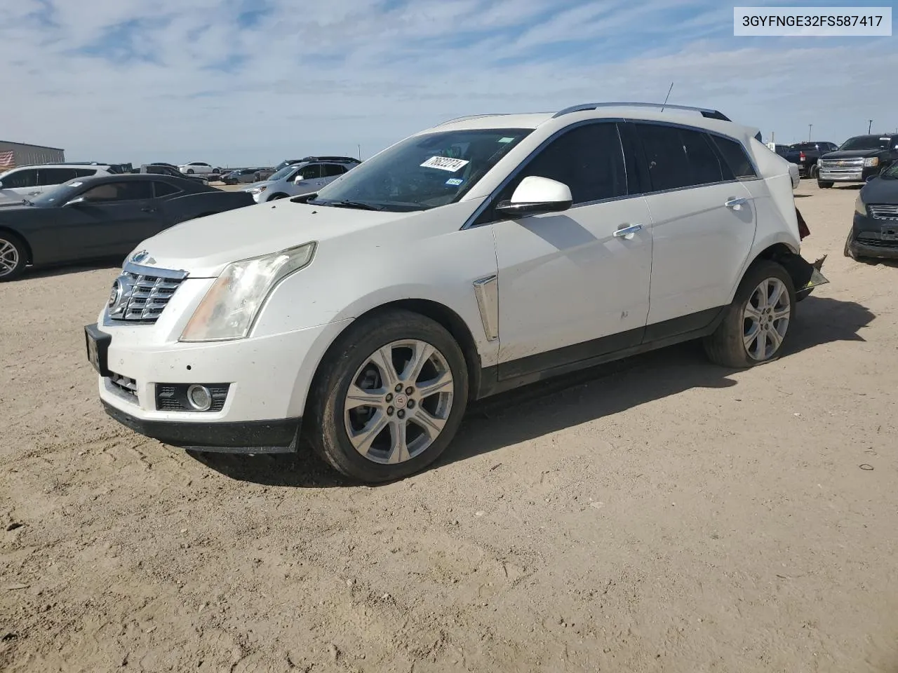 2015 Cadillac Srx Premium Collection VIN: 3GYFNGE32FS587417 Lot: 78622274