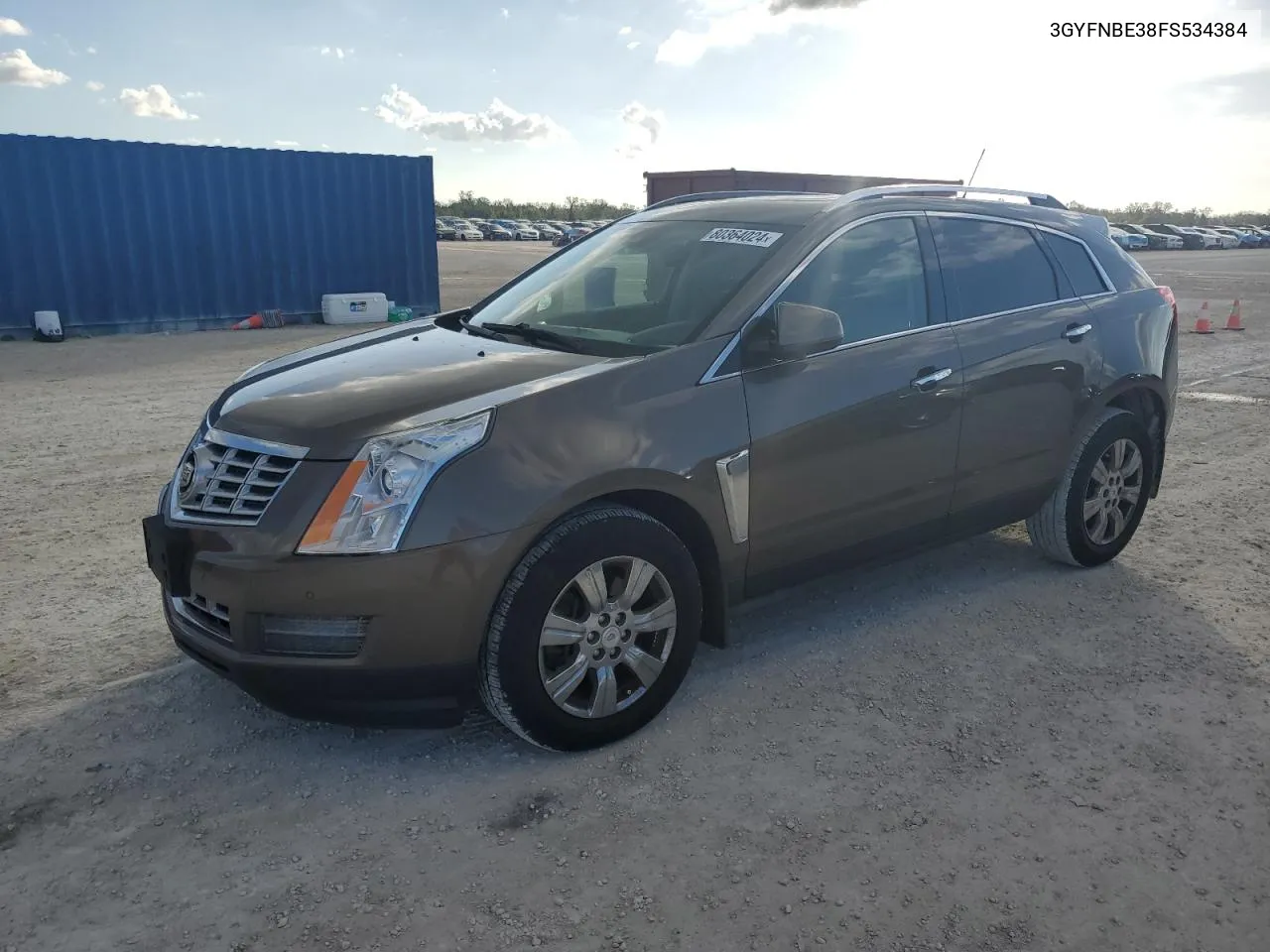 2015 Cadillac Srx Luxury Collection VIN: 3GYFNBE38FS534384 Lot: 80364024