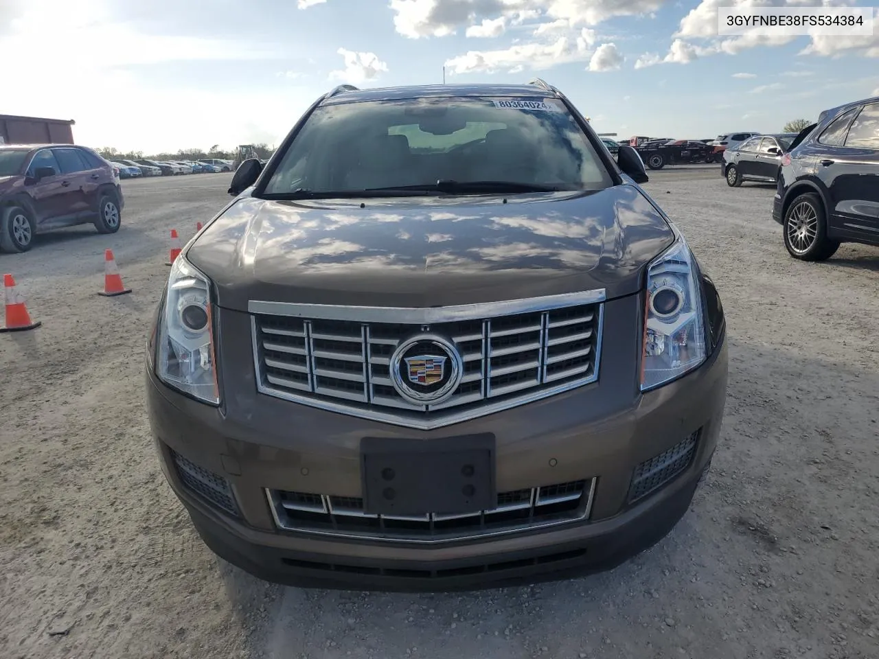 2015 Cadillac Srx Luxury Collection VIN: 3GYFNBE38FS534384 Lot: 80364024