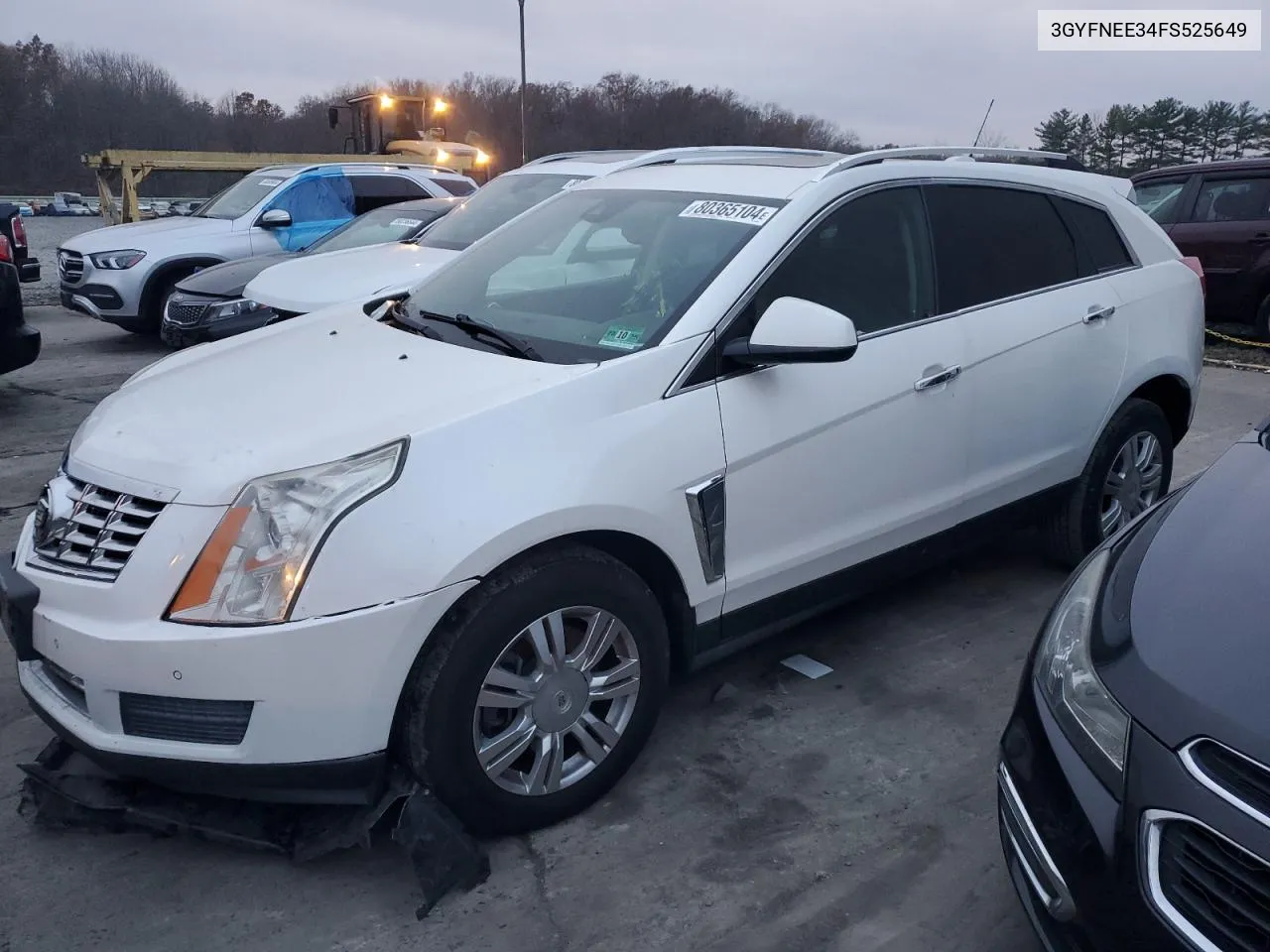 2015 Cadillac Srx Luxury Collection VIN: 3GYFNEE34FS525649 Lot: 80365104