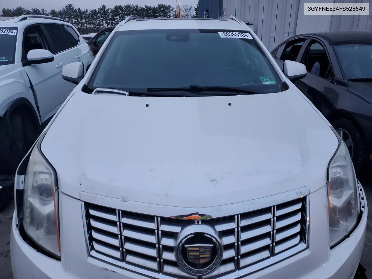 2015 Cadillac Srx Luxury Collection VIN: 3GYFNEE34FS525649 Lot: 80365104