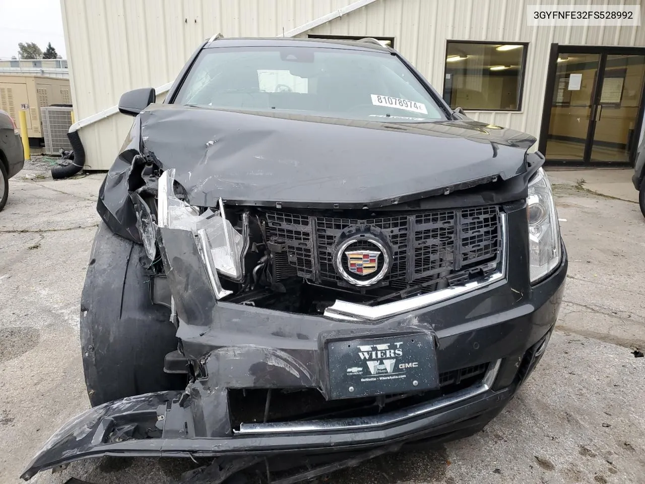 2015 Cadillac Srx Performance Collection VIN: 3GYFNFE32FS528992 Lot: 81078974