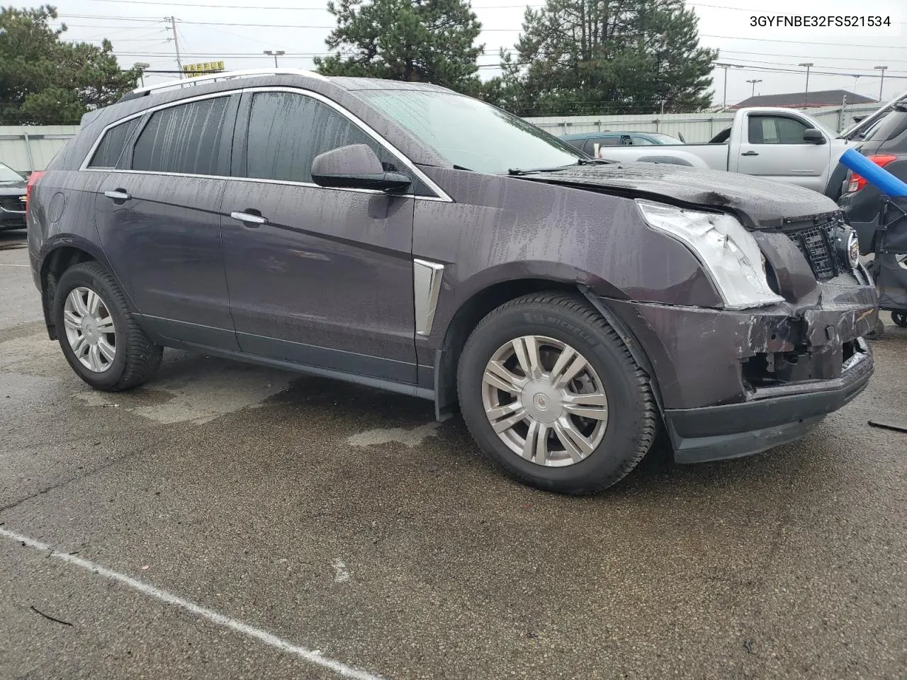 2015 Cadillac Srx Luxury Collection VIN: 3GYFNBE32FS521534 Lot: 81601414